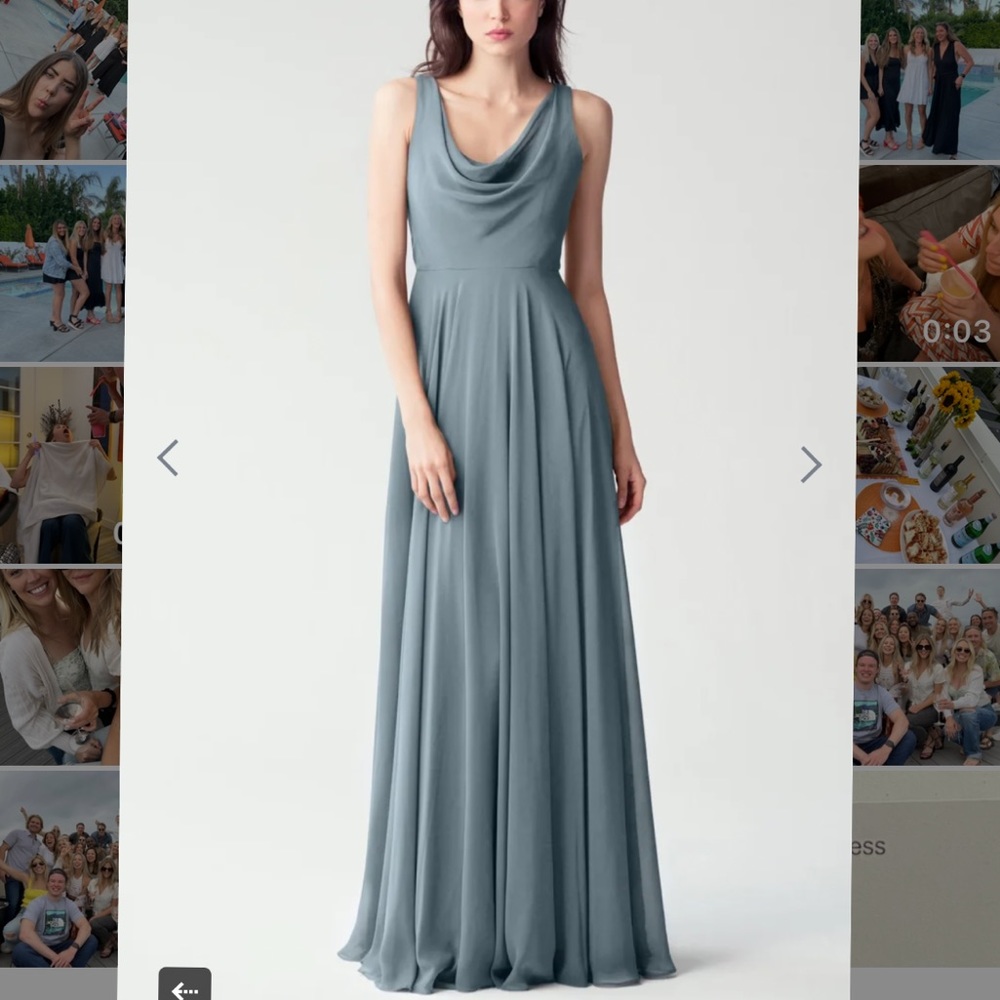 Mayan Blue Jenny Yoo dress